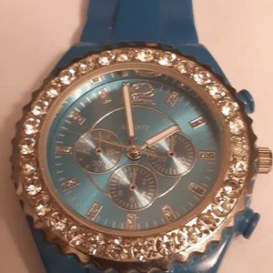 Blue Chronograph watch